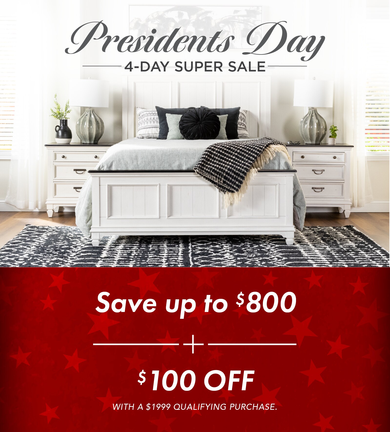 Presidents Day Sale Bedroom