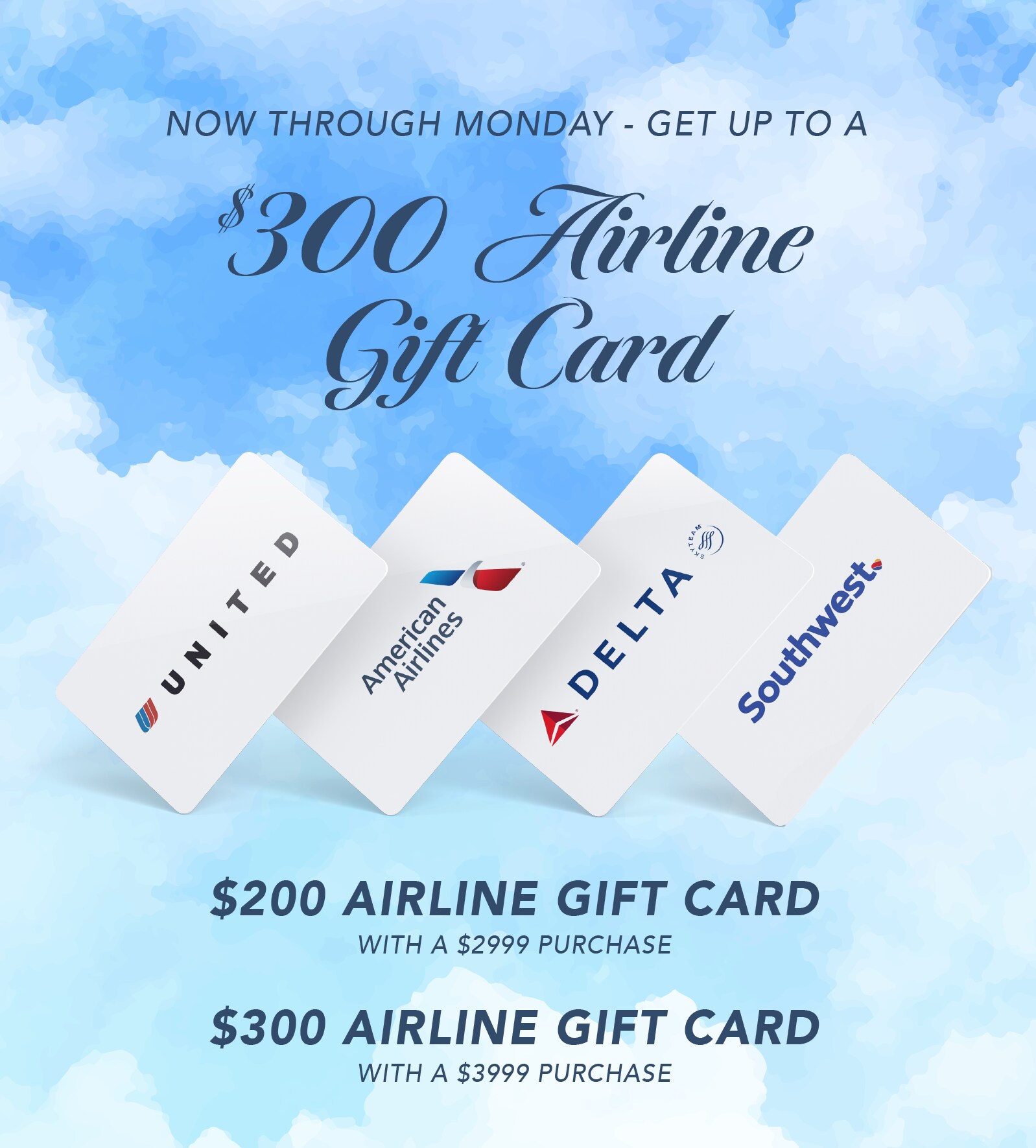 Presidents 4- Day Sale Airline Offer