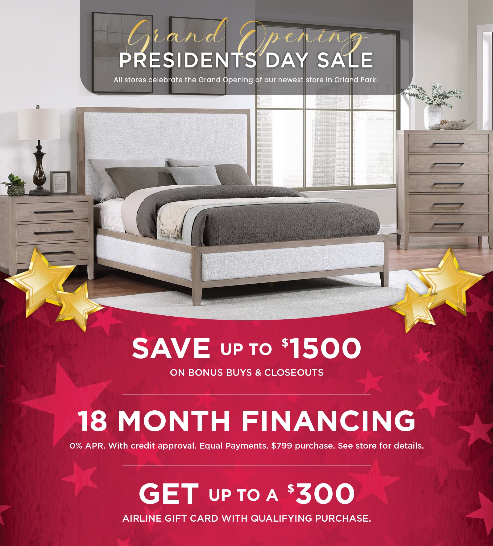 Presidents Day - Shop Bedroom