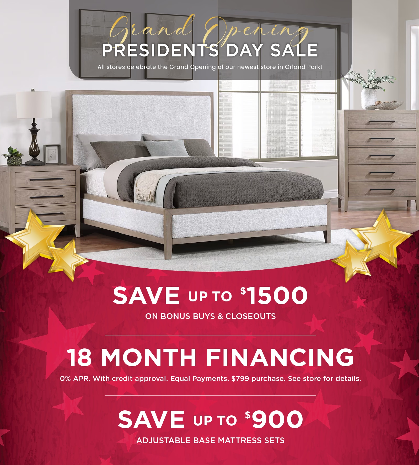 Presidents Day Sale - Bedroom