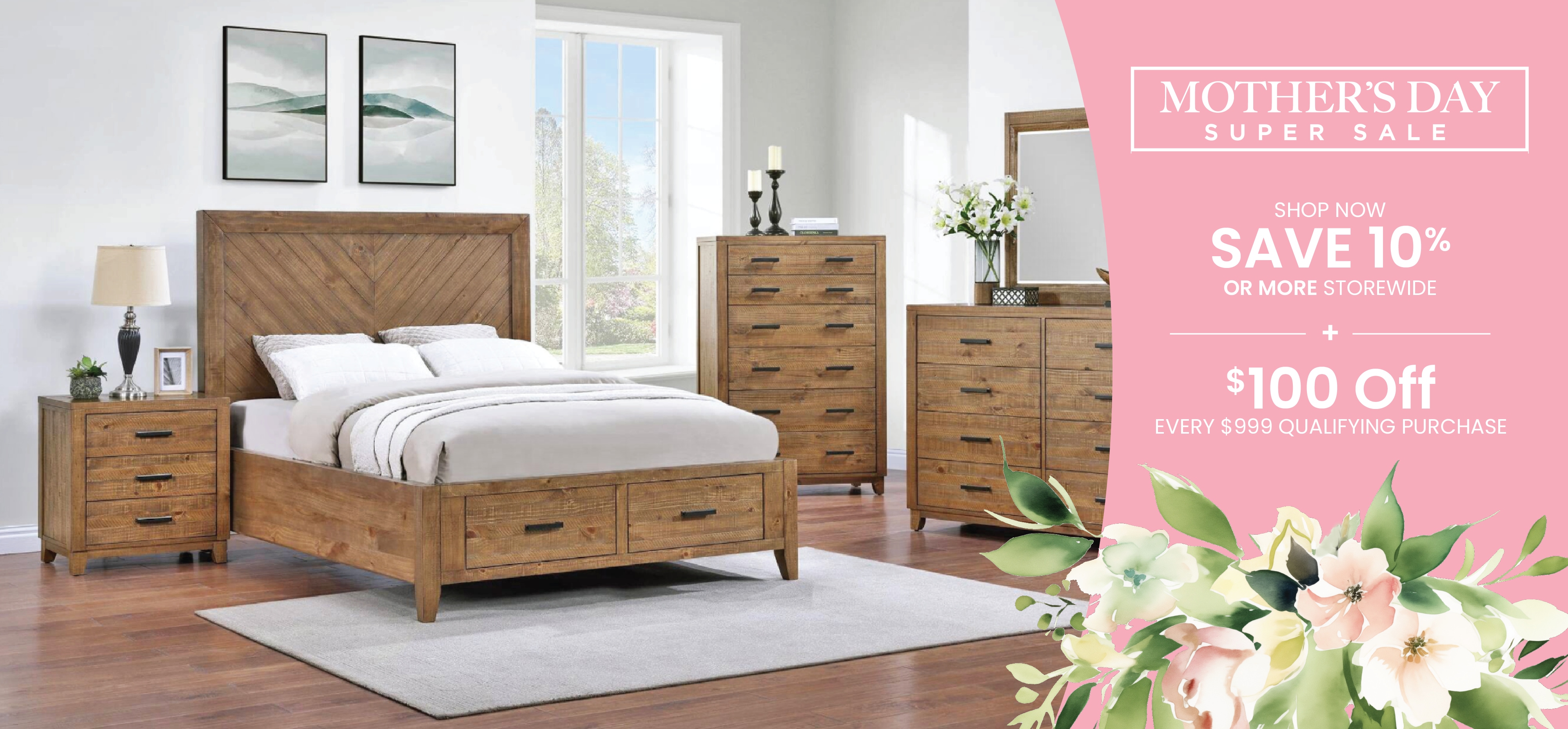 Save 10% + $100 Off Every $999 + 18 Month 0% Financing