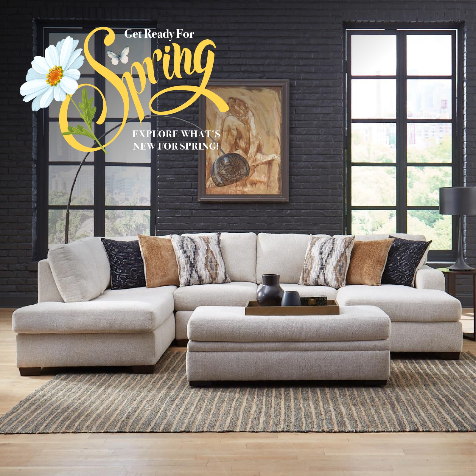 Get Ready for Spring Sale with a New Living Room