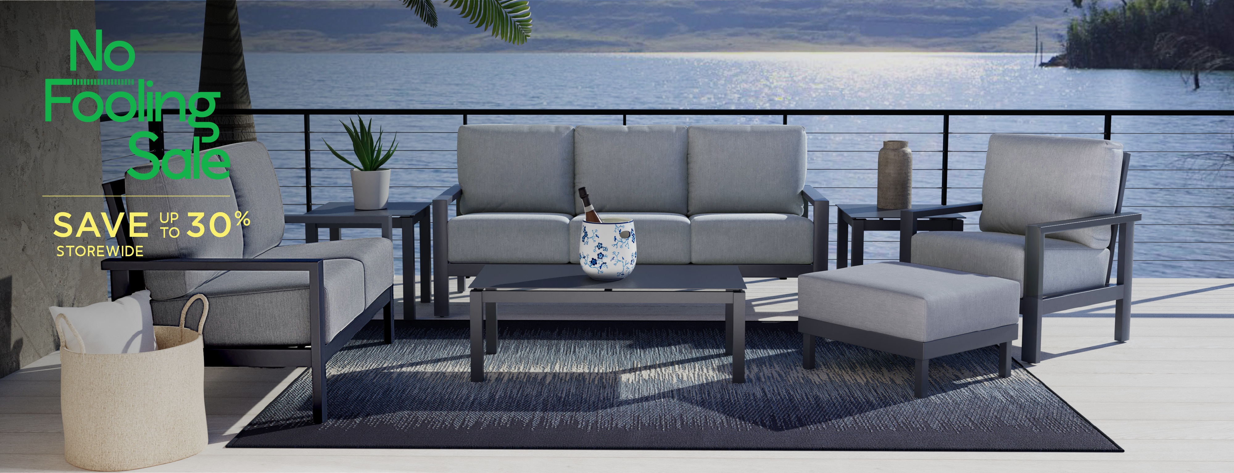 Save up to 30% storewide during our No Fooling Sale.