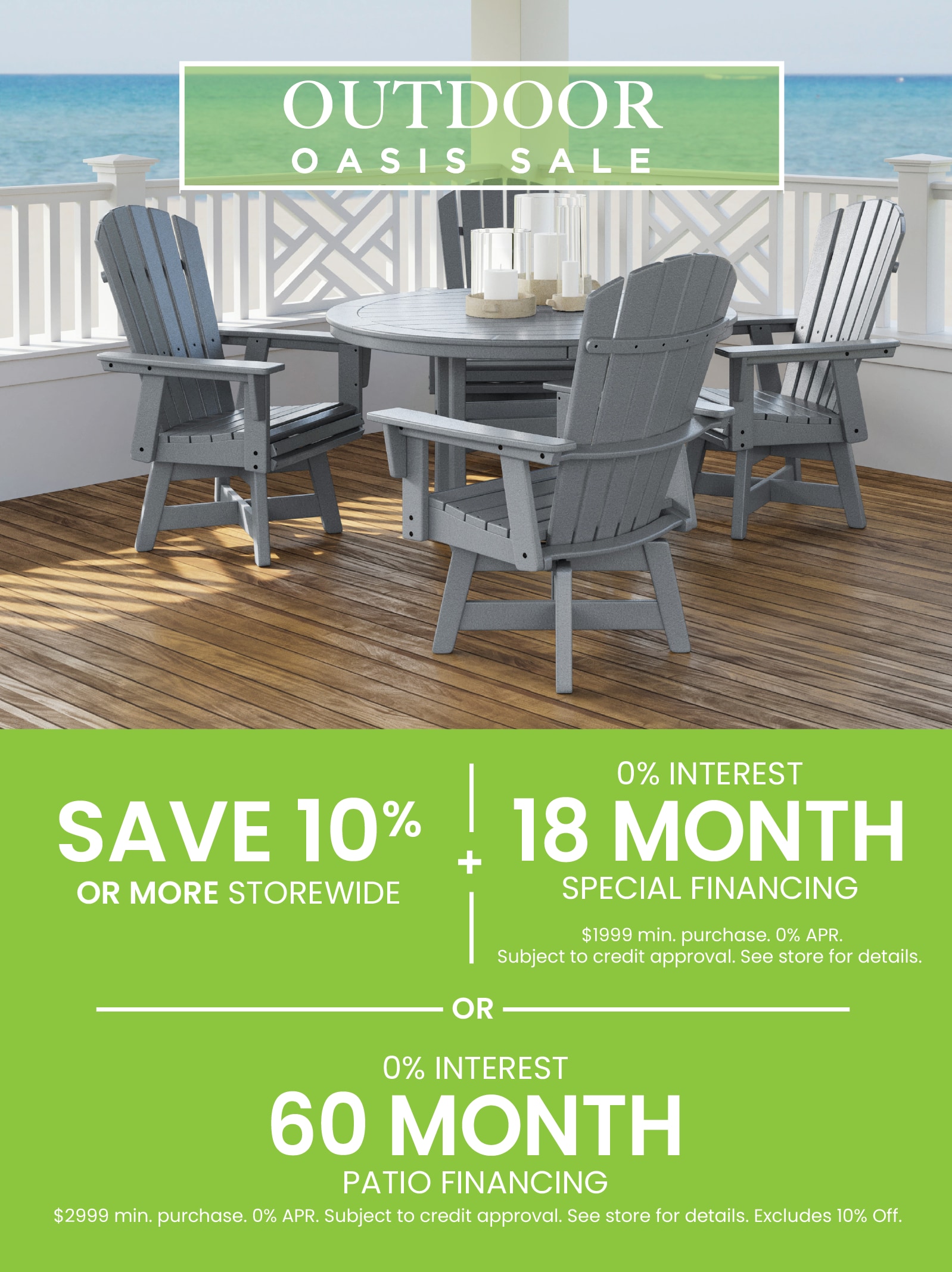 Save 10% or More during our Memorial Day Sale