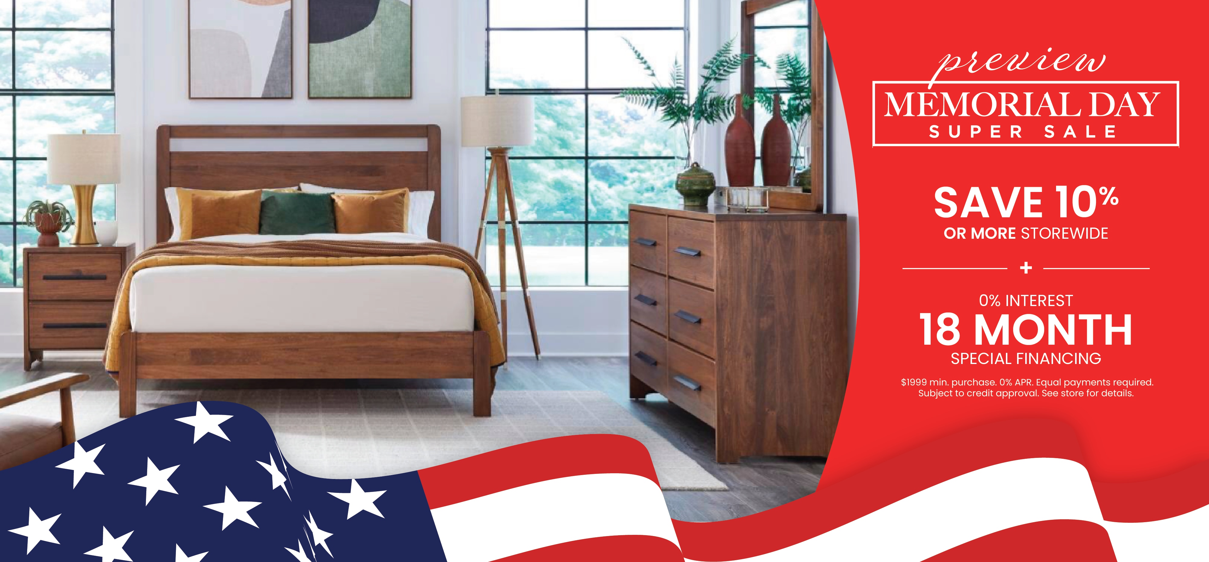 Save 10% and more during our Memorial Day Sale