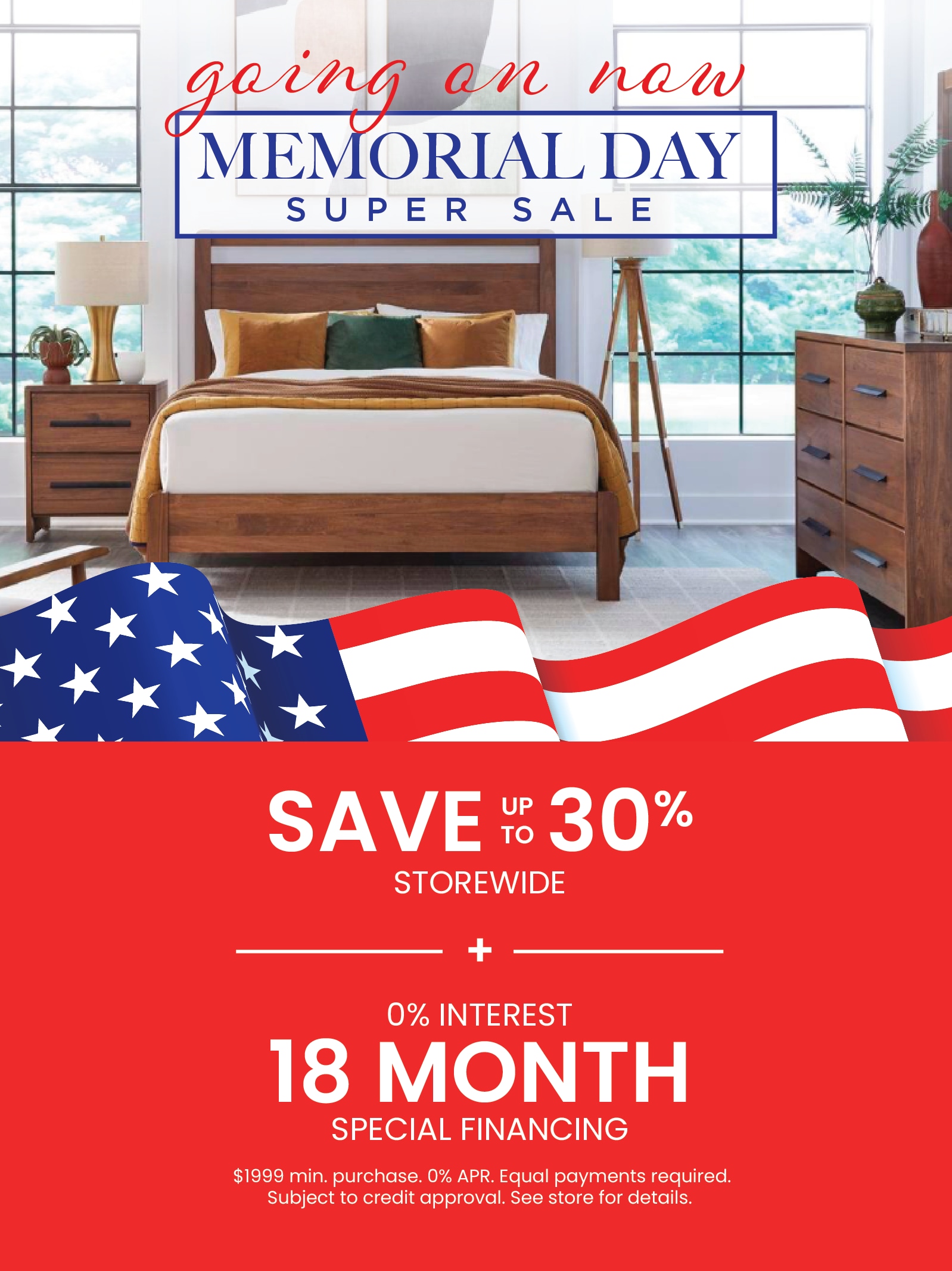 Save up to 30% during our Memorial Day Sale