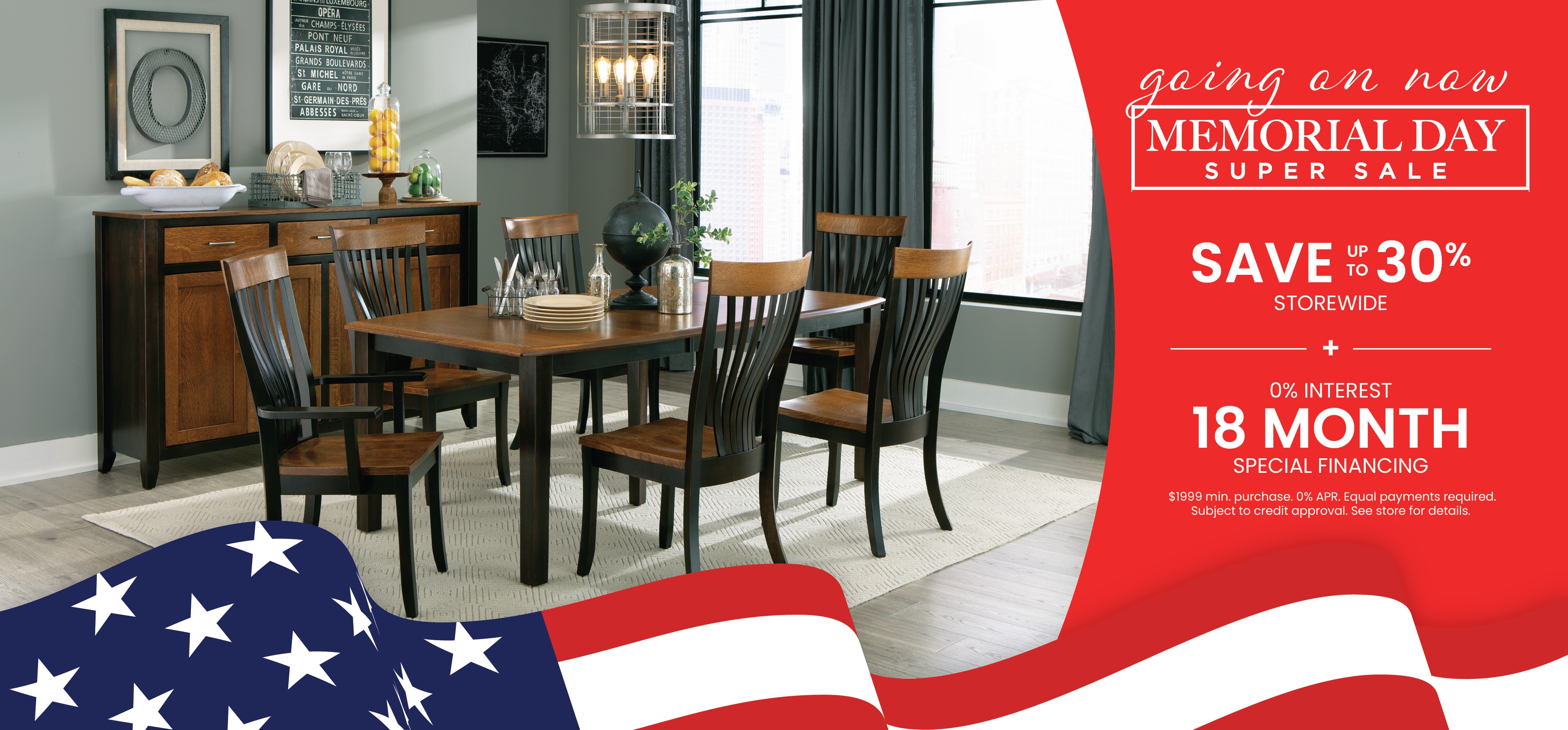 Save up to 30% during our Memorial Day Sale