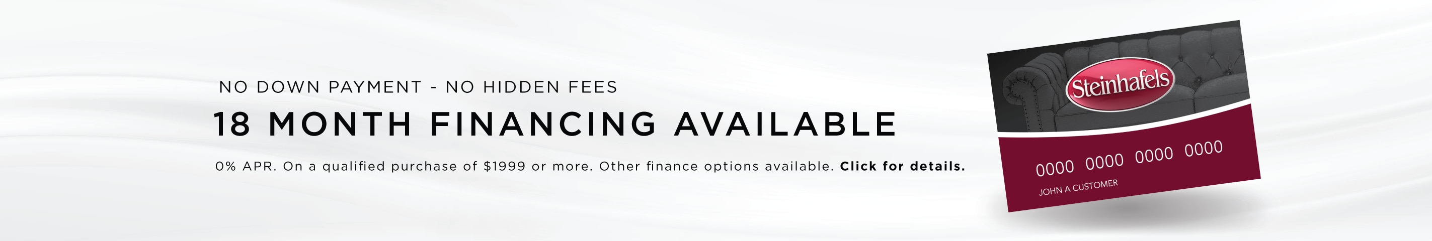 Special 18 Month Financing