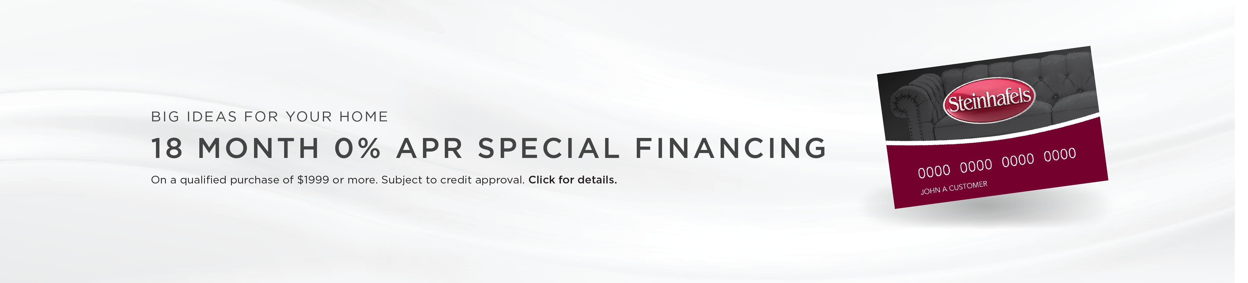 18 Month 0% Special Financing