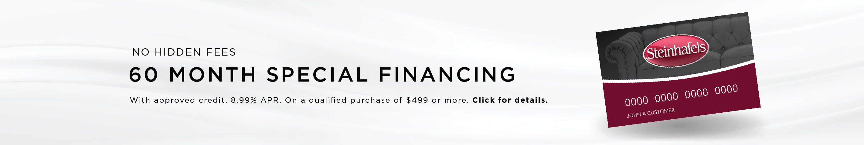 Special 60 Month Financing