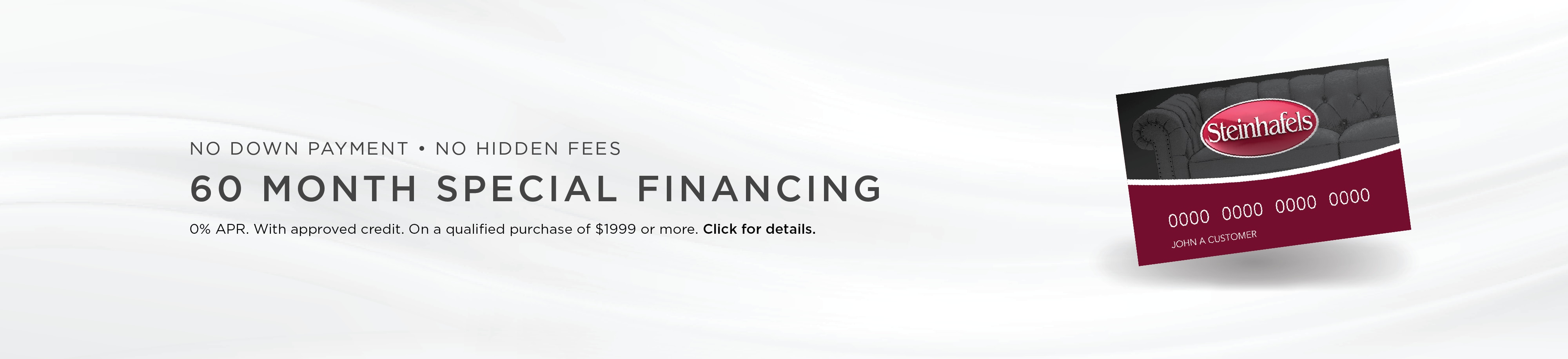 Special 60 Month Financing