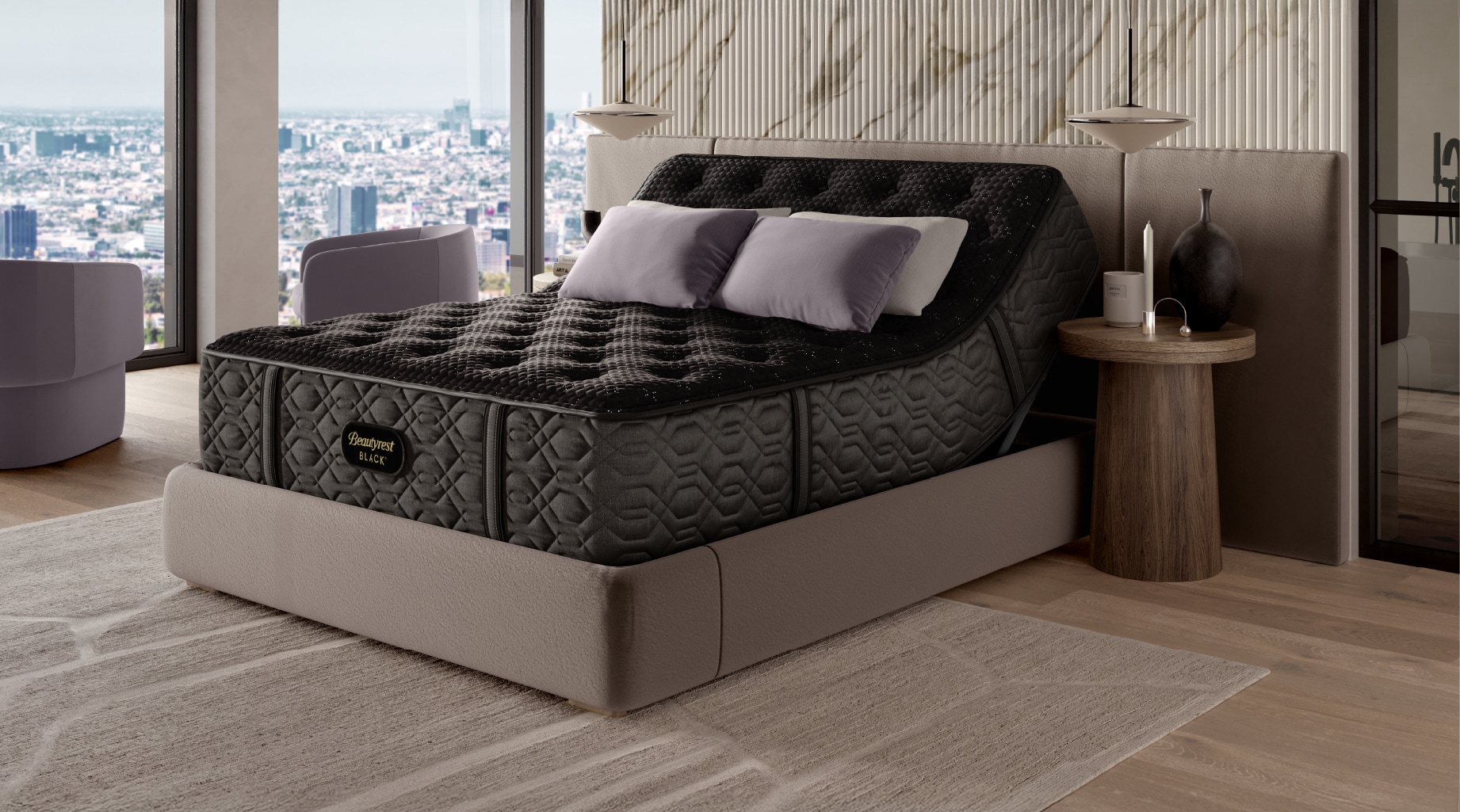 Beautyrest Black Adjustable Mattress Set