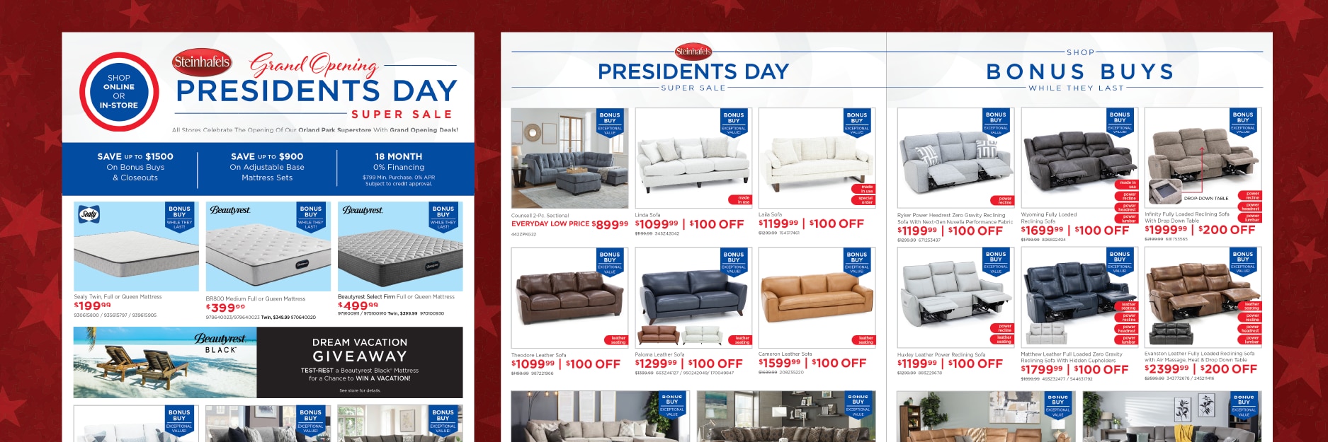 presidents day sale book