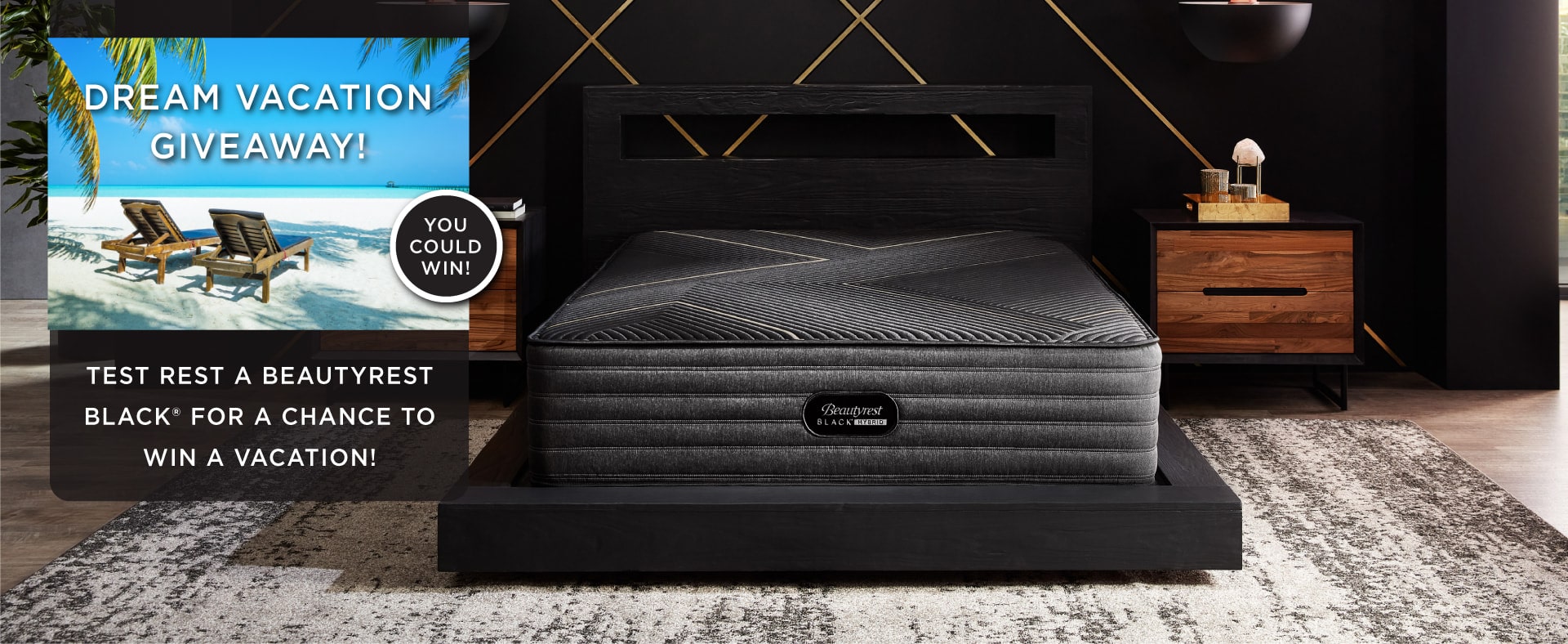 Beautyrest Black Vacation Giveaway