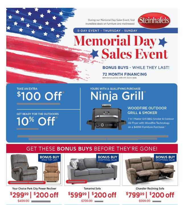 Memorial Day Sale