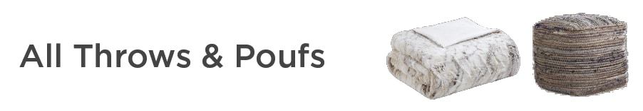 10% off All Throws & Poufs