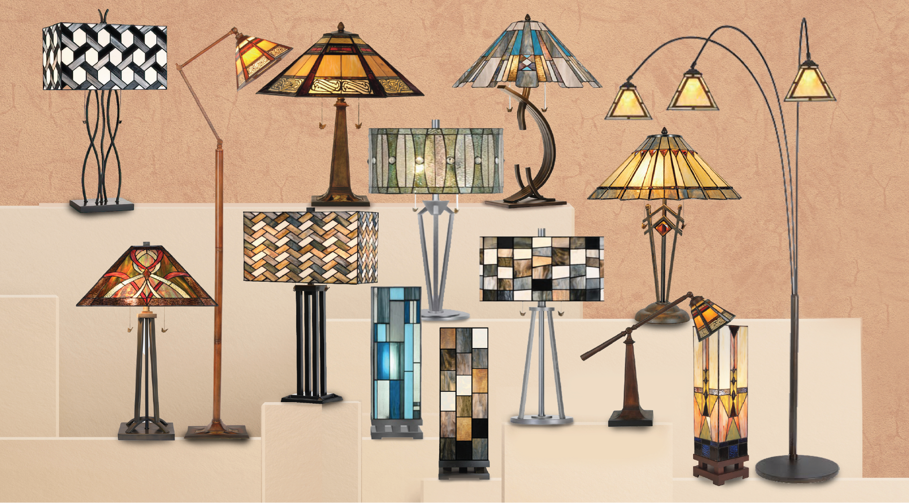 Save 10% on Tiffany Style Lamps
