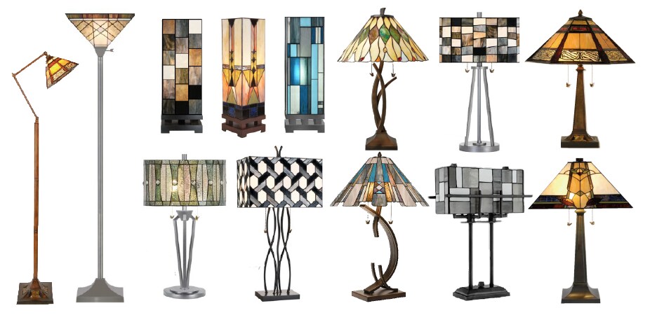 Tiffany Style Glass Lamps