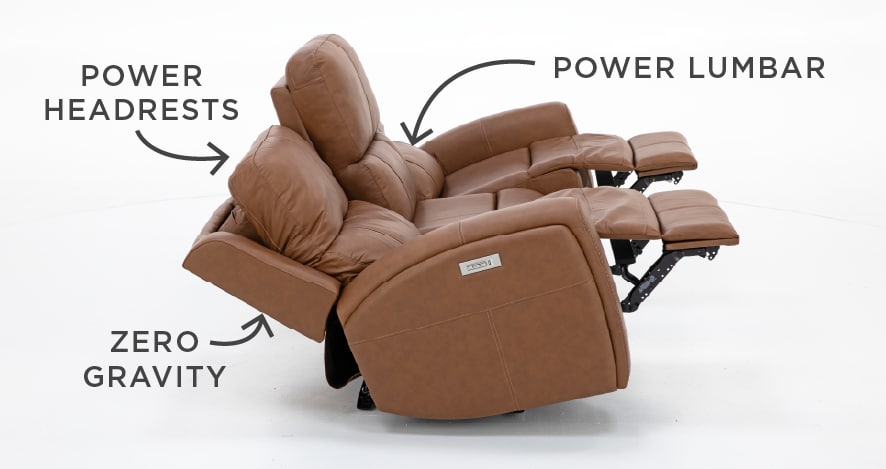 Power Headrests, Lumbar and Zero Gravity