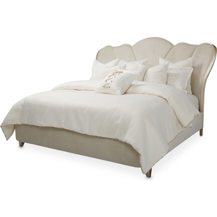 Villa Cherie Queen Tufted Upholstered Bed