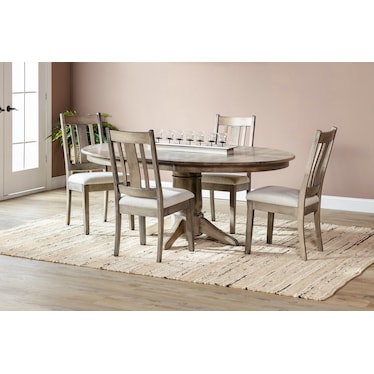 Riley Round to Oval Dining Table