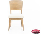a america brown inch standard seat height side chair  image   