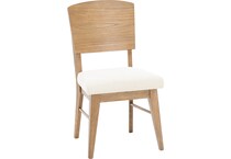 a america brown inch standard seat height side chair   
