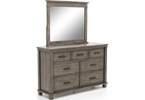 a america gray stone mirror   