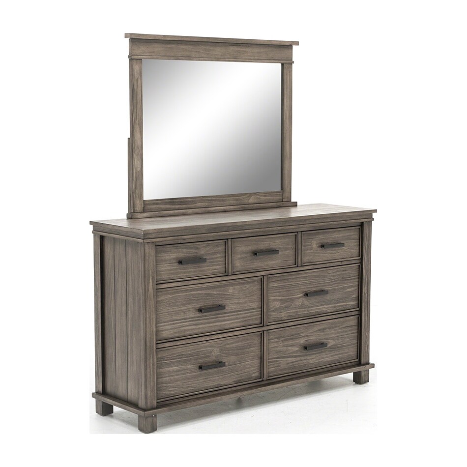 a america gray stone mirror   