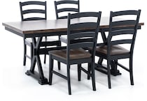 aama black inch standard height rectangle p  