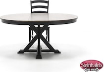 aama black inch standard height round oval  image p  