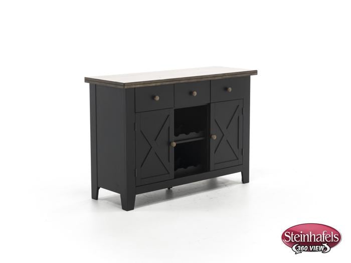 aama black buffet server sideboard  image   