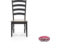 aama brown inch standard seat height side chair  image   