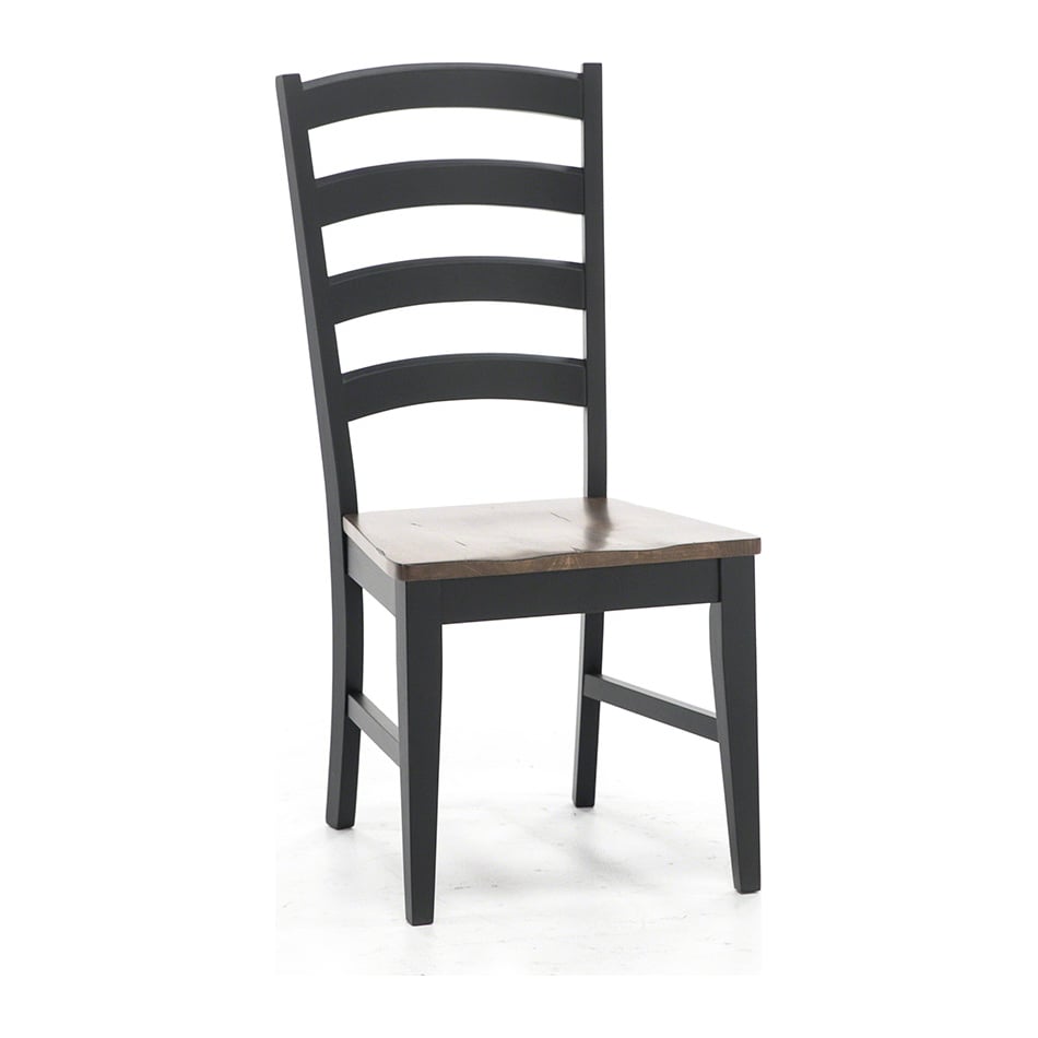 aama brown inch standard seat height side chair   