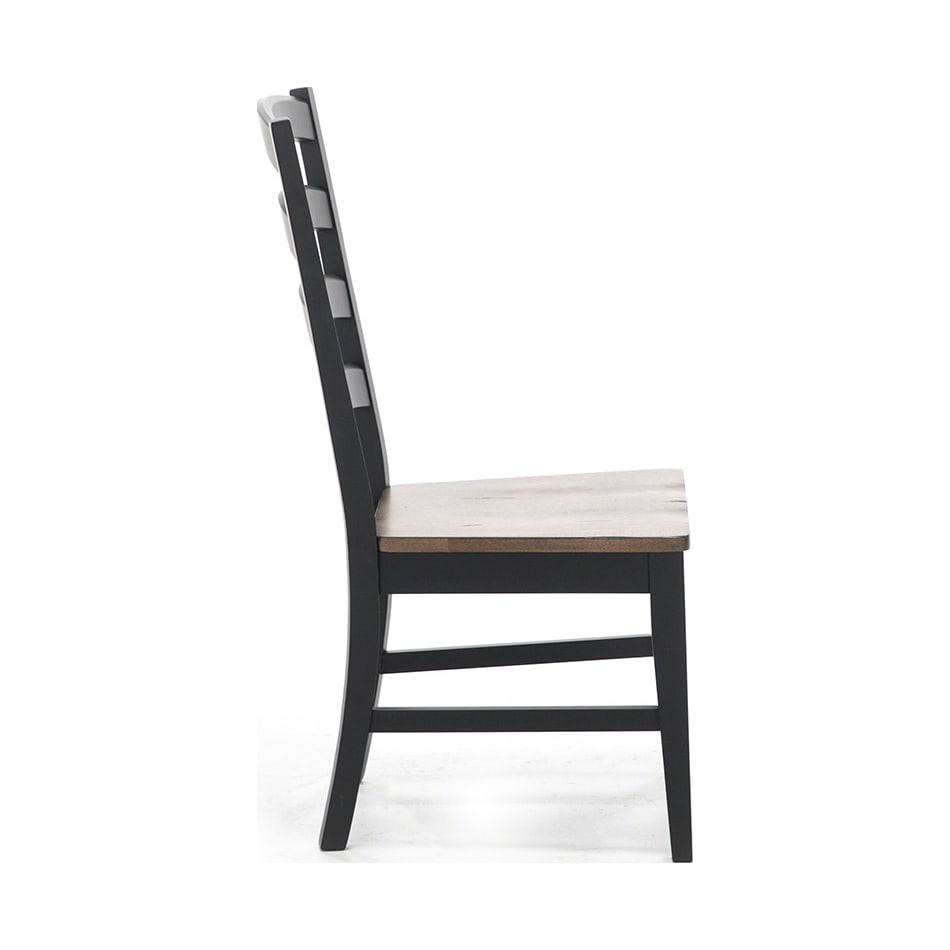 aama brown inch standard seat height side chair   