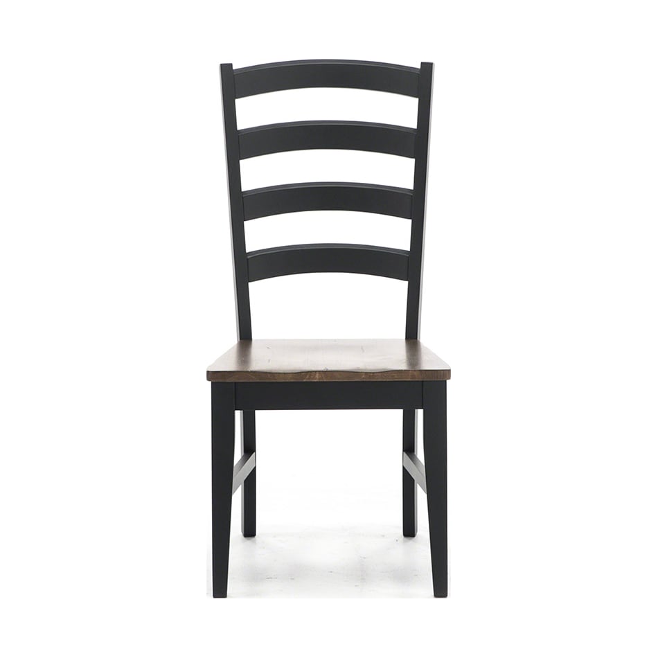 aama brown inch standard seat height side chair   