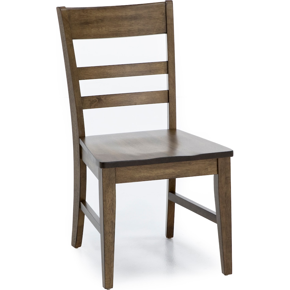 aama brown inch standard seat height side chair   