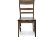 aama brown inch standard seat height side chair   