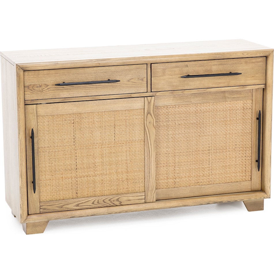 aama brown buffet server sideboard   