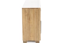 aama brown buffet server sideboard   
