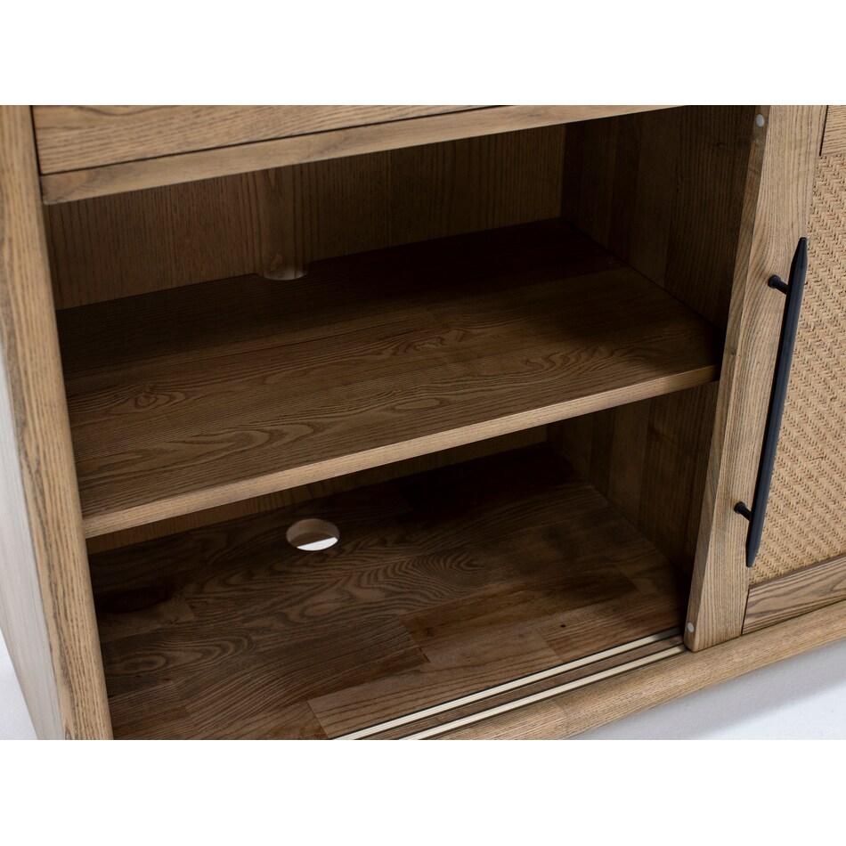 aama brown buffet server sideboard   