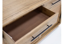 aama brown buffet server sideboard   