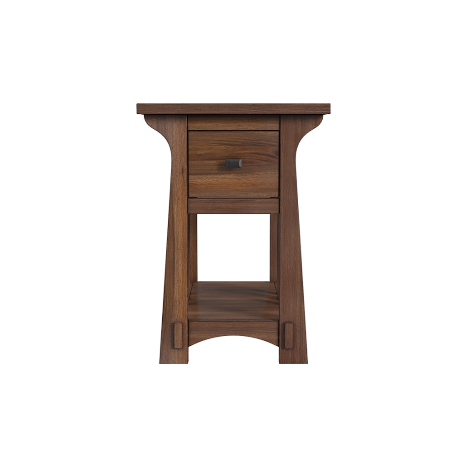 aama brown chairside table eld  