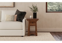 aama brown chairside table eld  