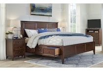 aama brown queen bed package qg  