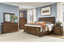 aama brown queen bed package q  