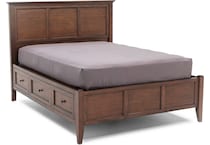 aama brown queen bed package kg  