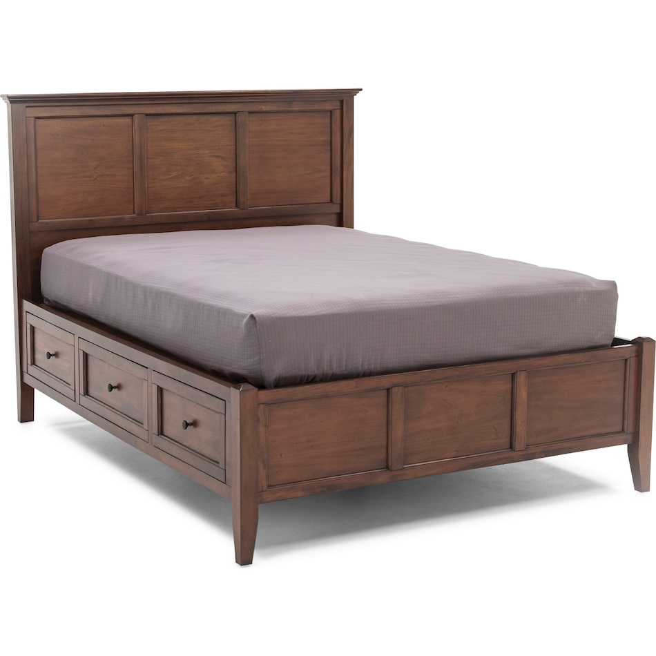 aama brown queen bed package kg  