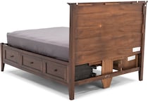 aama brown queen bed package kg  