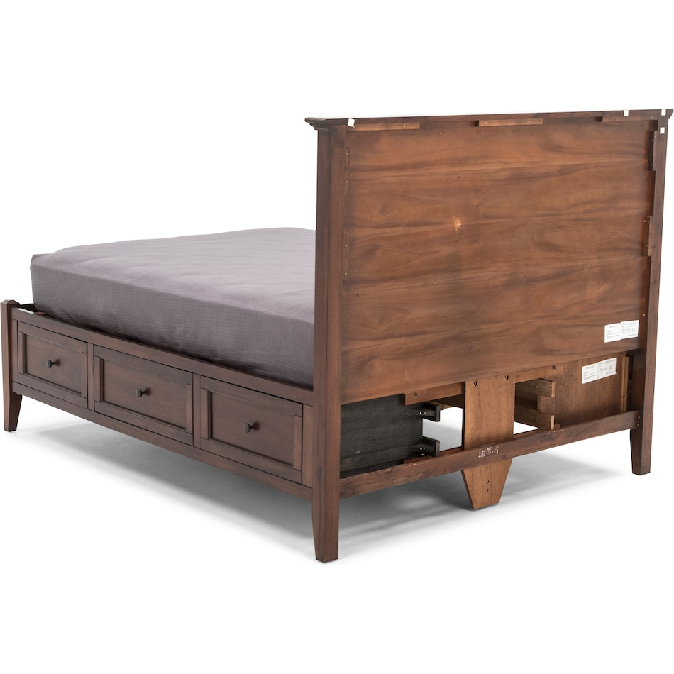 aama brown queen bed package kg  